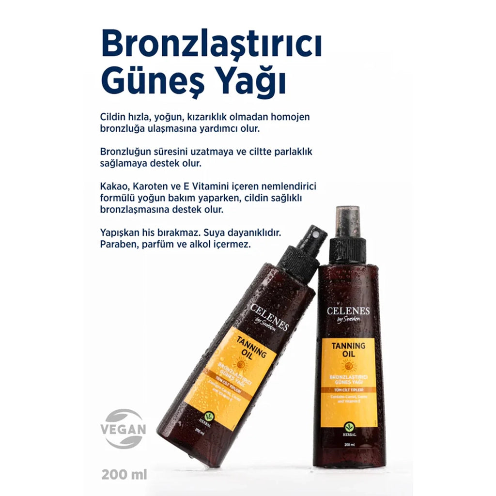 Celenes Herbal Bronzing Sun Oil 200 ml