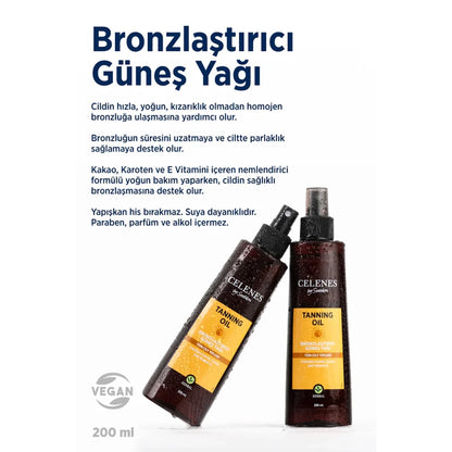 Celenes Herbal Bronzing Sun Oil 200 ml