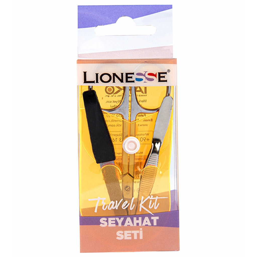 Lionesse Mini Manicure Set with Bag 155