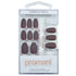 Promani Matte Fake Nails Kit Claret Red 24 Pcs