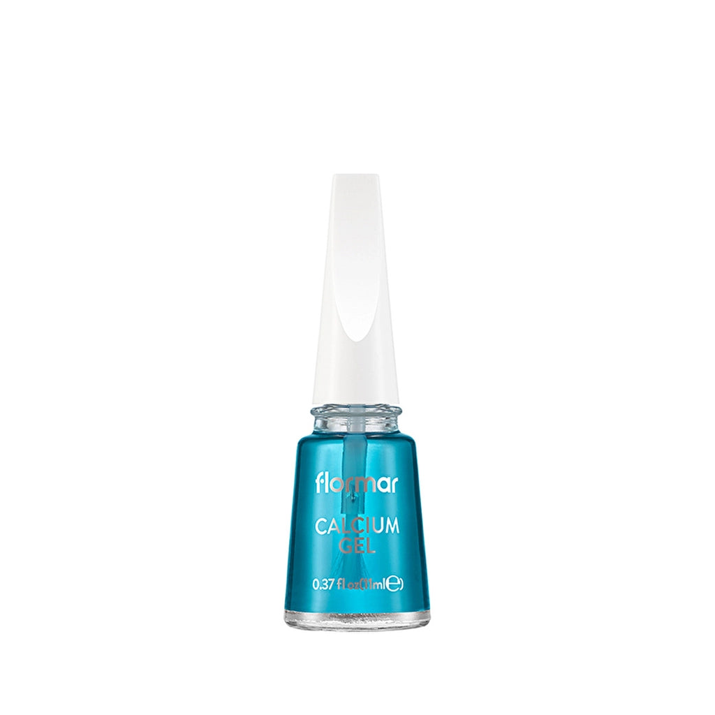 Flormar Calcium Gel Nail Strengthening Effective Nail Polish Base/Nail Polish 000