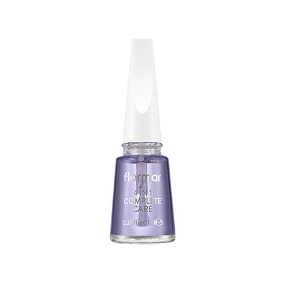 Flormar 4 In 1 Complete Care Nail Polish Base/Nail Polish Offering 4-Way Care 000