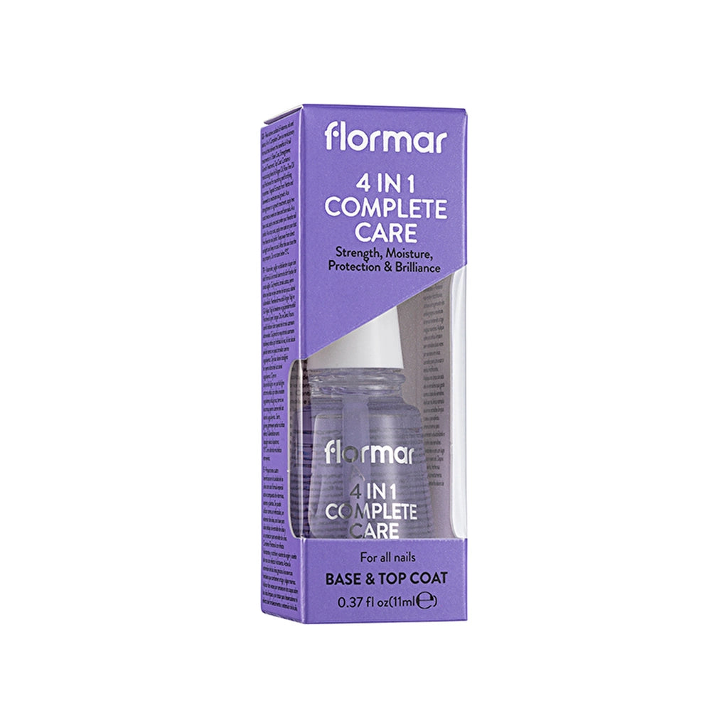 Flormar 4 In 1 Complete Care Nail Polish Base/Nail Polish Offering 4-Way Care 000