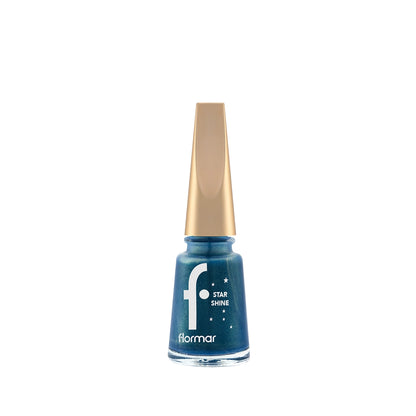 Flormar Star Shine Intensely Pigmented and Metallic Look Nail Polish 045 Luminious Gold