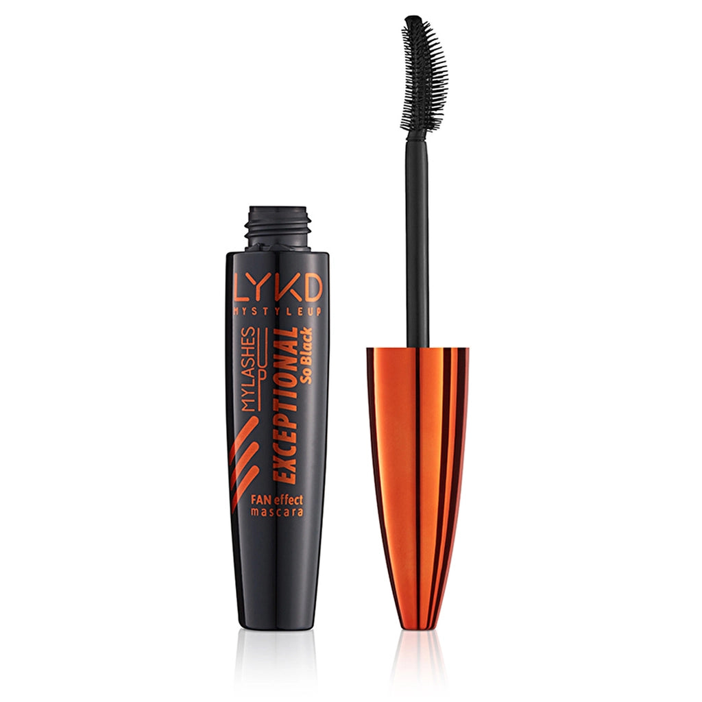 LYKD Exceptional Fan Effect &amp; Curl Mascara - Fan Effect and Curl Mascara 100 Black