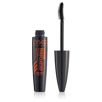 LYKD Exceptional Fan Effect &amp; Curl Waterproof Mascara Fan Effect and Curl Giving Water Resistant (Black)