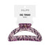 Eklips Zebra Oval Latch Buckle Purple