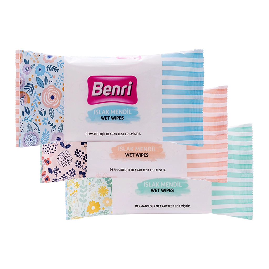 Benri Wet Wipes 15x3pcs