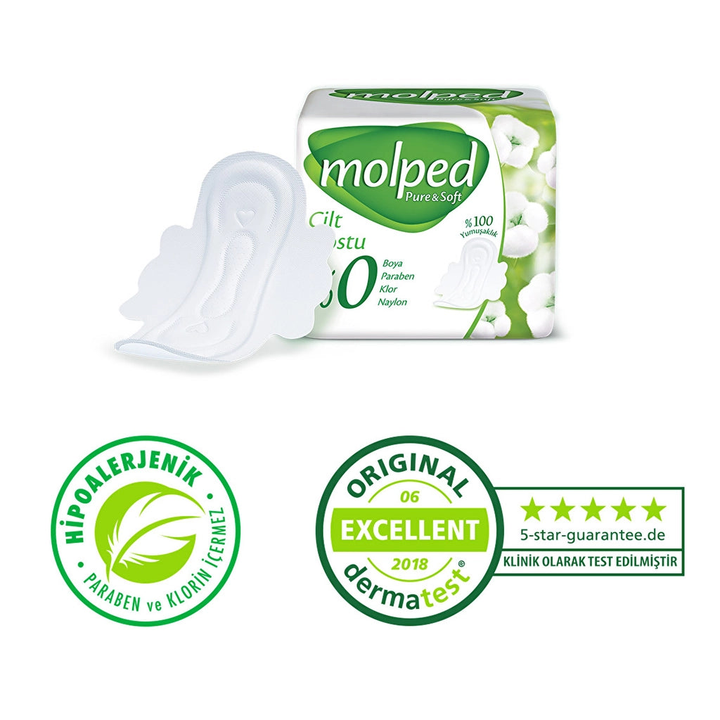 Molped Pure &amp; Soft Single Regular 8 Pack