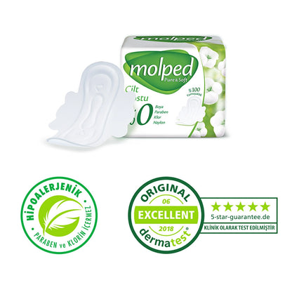 Molped Pure &amp; Soft Single Regular 8 Pack
