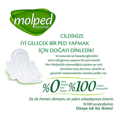 Molped Pure &amp; Soft Single Long 7-Piece