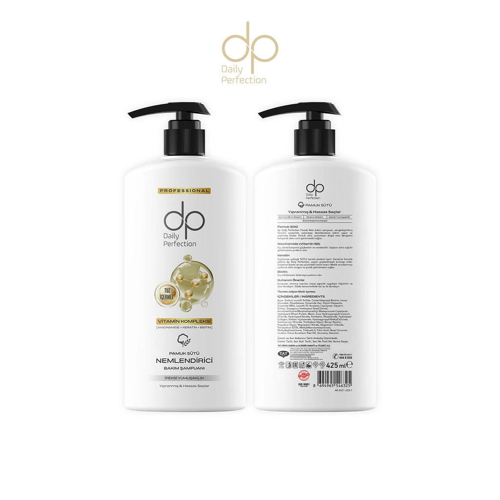 Dp Shampoo Cotton Milk and Wheat Protein 425 ml