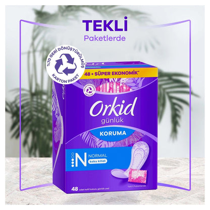 Orkid Daily Protection Daily Pads 48 Pack