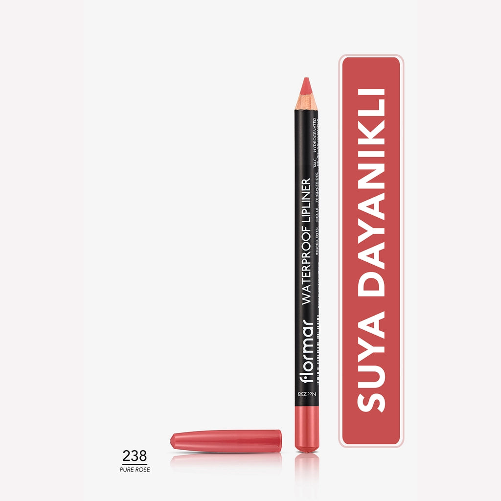 Flormar Waterproof and Intensely Pigmented Matte Lip Pencil 235 Undressed