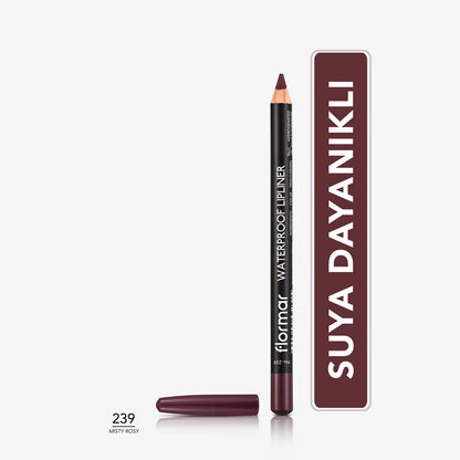 Flormar Waterproof and Intensely Pigmented Matte Lip Pencil 234 Vanilla Souffle