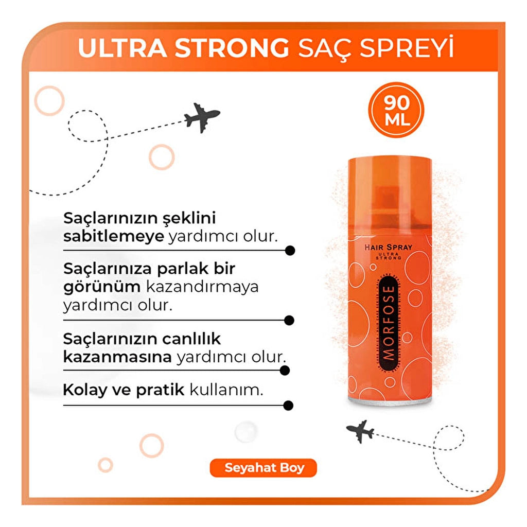 Morfose Ultra Strong Hair Spray 90 ml