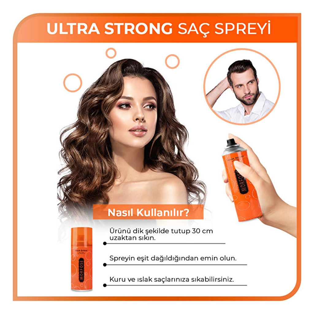 Morfose Ultra Strong Hair Spray 90 ml