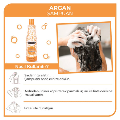 Morfose Argan Hair Shampoo 500 ml