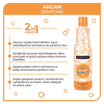 Morfose Argan Hair Shampoo 500 ml