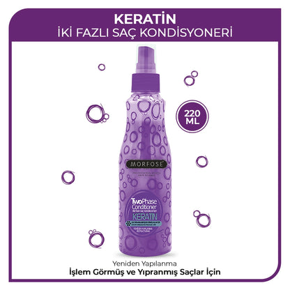 Morfose Keratin Dual Phase Blow Dry Water 220 ml