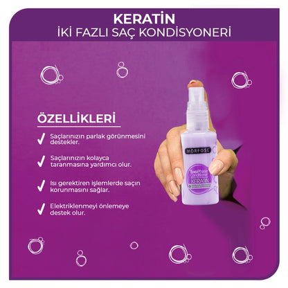 Morfose Keratin Dual Phase Blow Dry Water 50 ml
