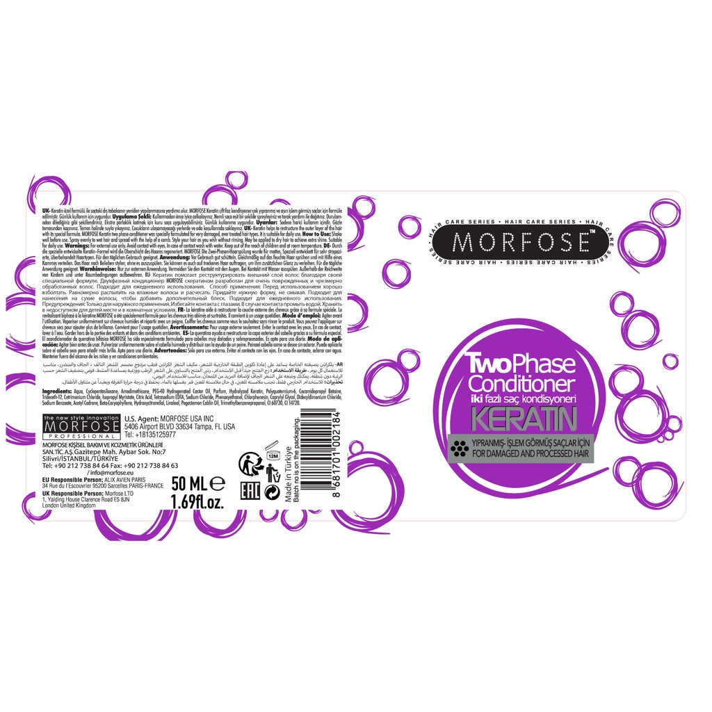 Morfose Keratin Dual Phase Blow Dry Water 50 ml