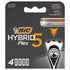 Bic Flex5 Hybrid 5 Blades 4 Replacement Cartridge Razor