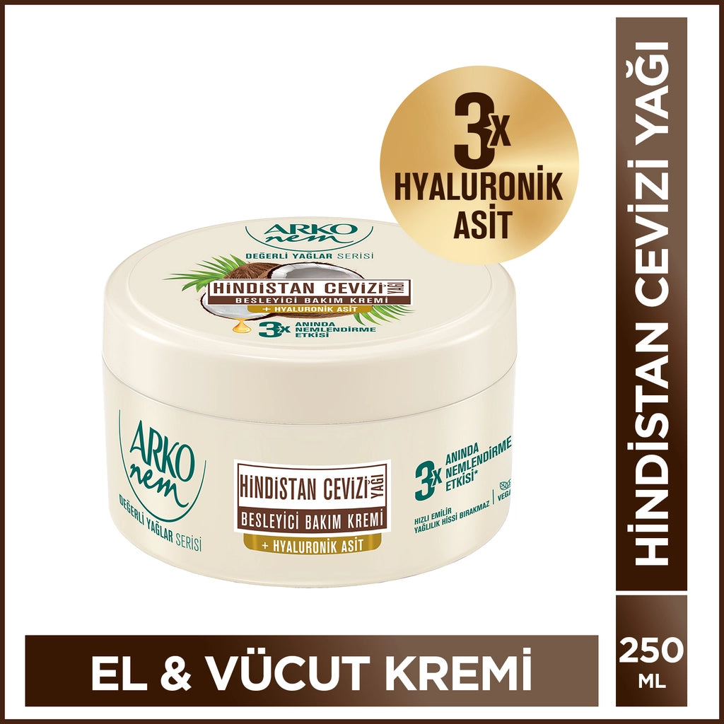 Arko Nem Precious Oils Coconut Cream 250 ml