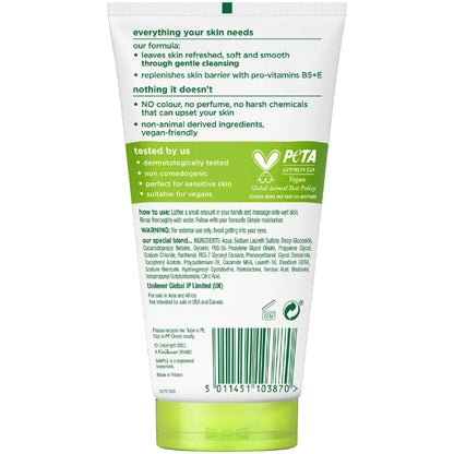 Simple Kind To Skin Moisturizing Facial Cleansing Gel 150 ml