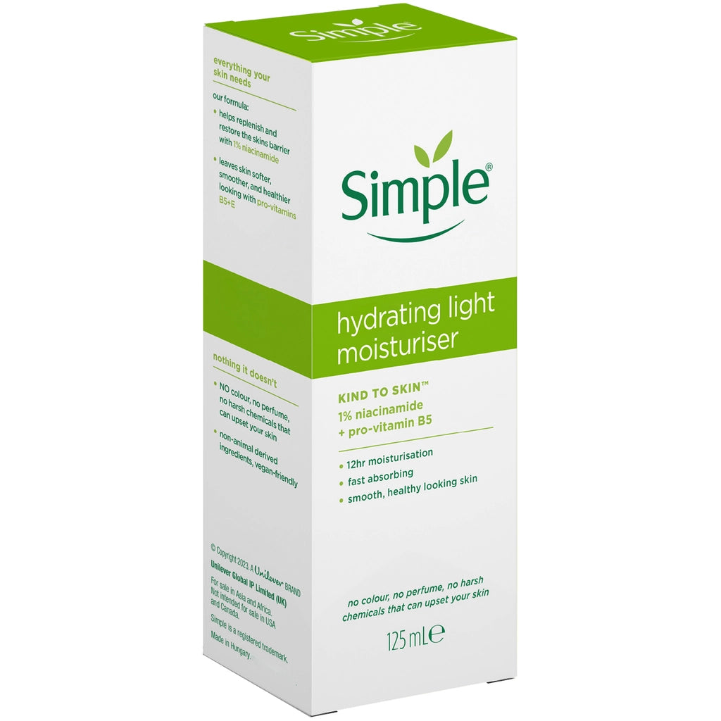 Simple Kind To Skin Water Based Moisturizer 125 ml