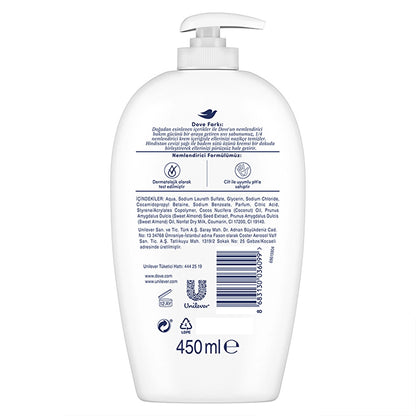 Dove Coconut Oil and Almond Milk Essence Liquid Soap 450 ml