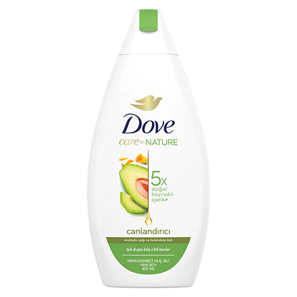 Dove Care By Nature Moisturizing Shower Gel Avocado Oil and Calendula Extract Revitalizing 450 ml