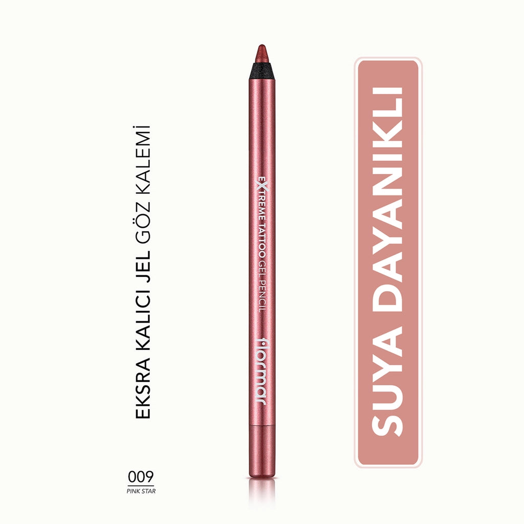 Flormar Extreme Tattoo Extra Permanent Matte Gel Eye Pencil 002 Walnut
