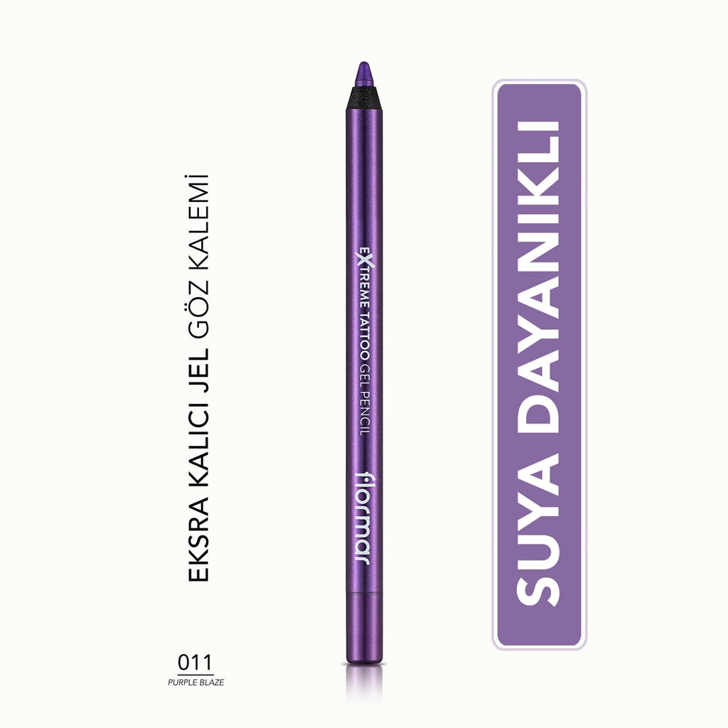Flormar Extreme Tattoo Extra Permanent Matte Gel Eye Pencil 003 Deep Green