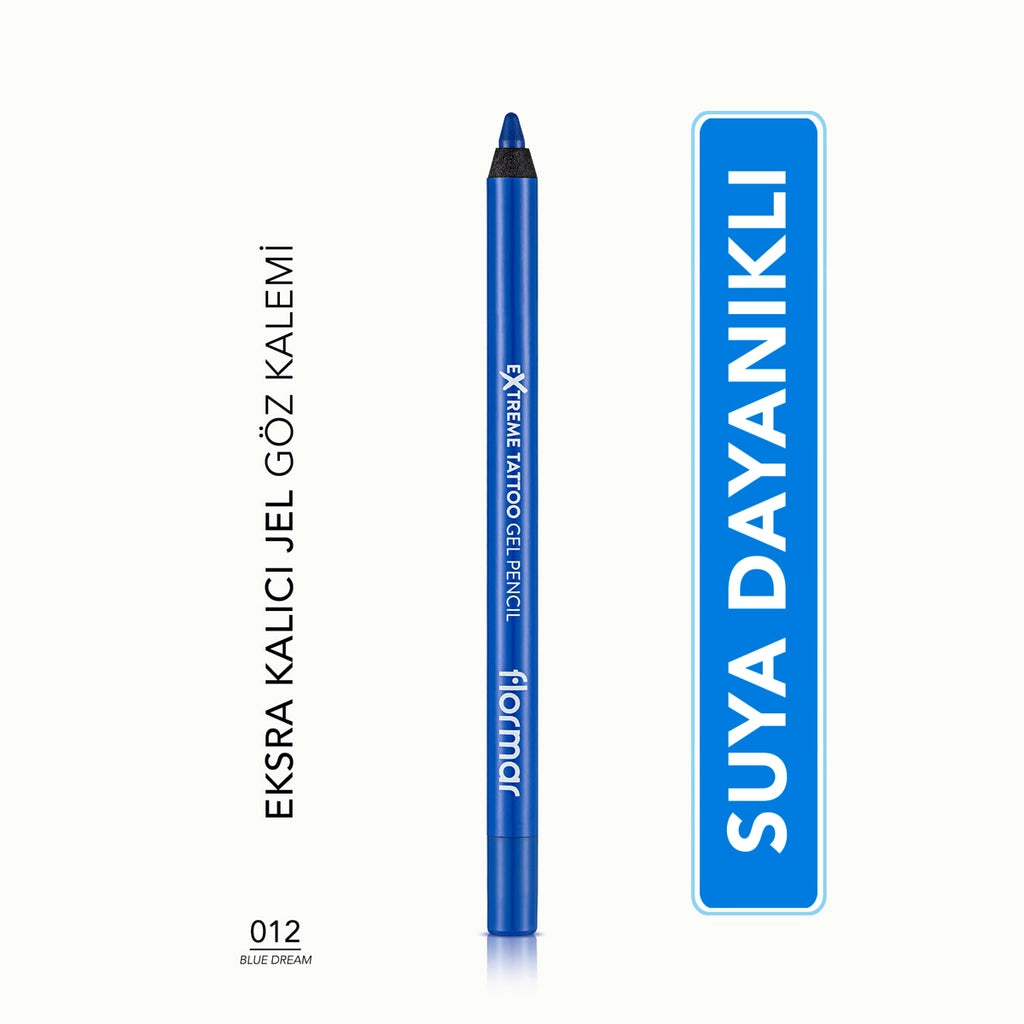 Flormar Extreme Tattoo Extra Permanent Matte Gel Eye Pencil 002 Walnut