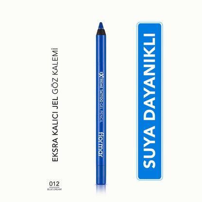 Flormar Extreme Tattoo Extra Permanent Shimmer Gel Eye Pencil 011 Purple Blaze