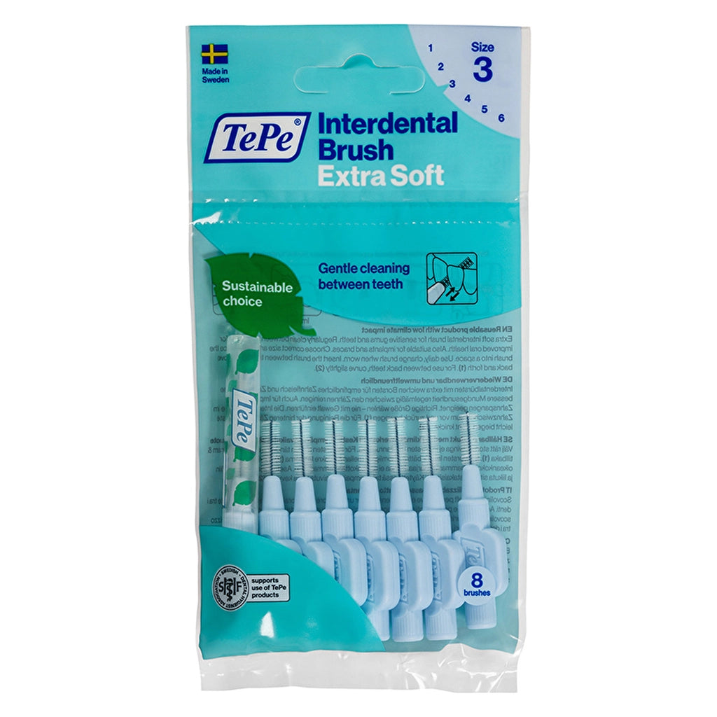 Tepe X-Soft Interdental Brush 0.6 mm Blue Pack of 8
