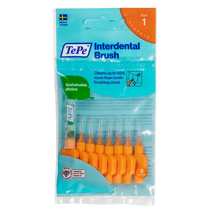 Tepe Interdental Brush 0.45 mm Orange Pack of 8