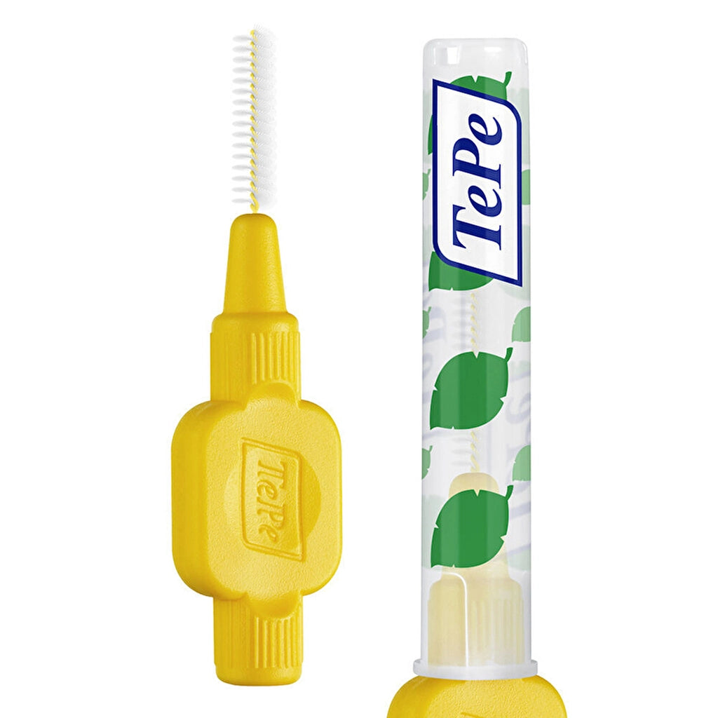 Tepe Interface Brush 0.7 mm Yellow Pack of 8