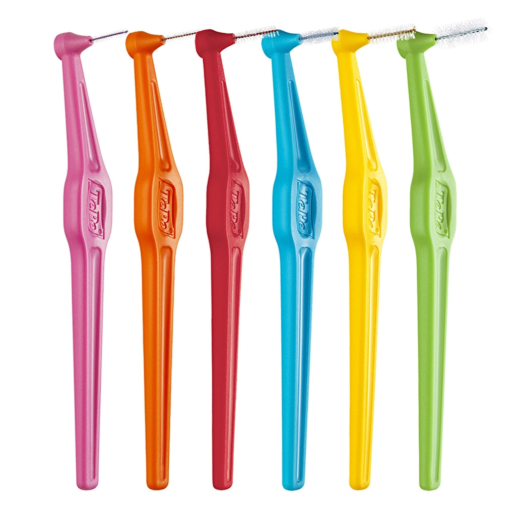 Tepe Angle Handle Interdental Brush Mixed Set 6 Pack