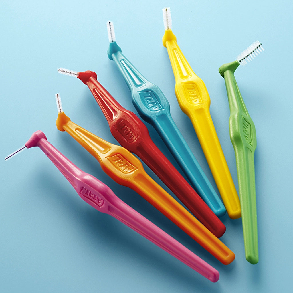 Tepe Angle Handle Interdental Brush Mixed Set 6 Pack