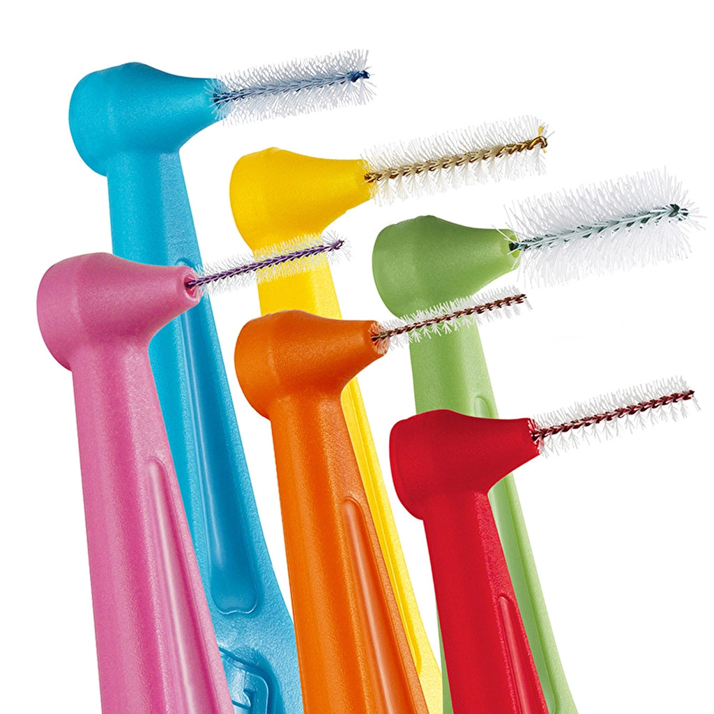 Tepe Angle Handle Interdental Brush Mixed Set 6 Pack