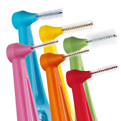 Tepe Angle Handle Interdental Brush Mixed Set 6 Pack