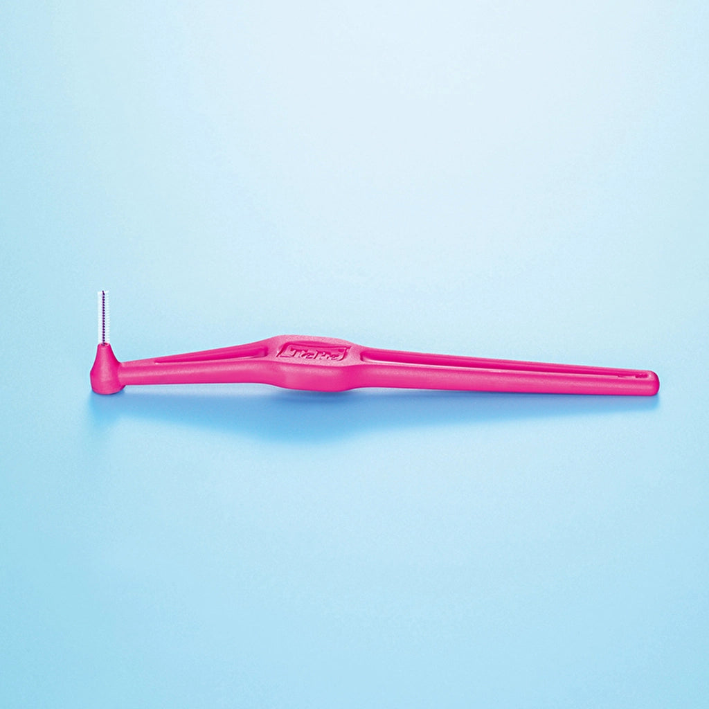 Tepe Angle Handle Interdental Brush 6 Pack 0.4 mm Pink