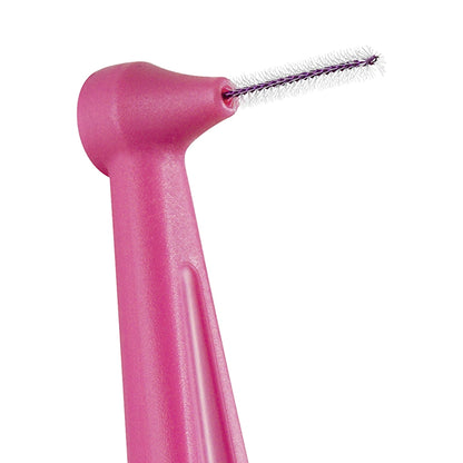 Tepe Angle Handle Interdental Brush 6 Pack 0.4 mm Pink