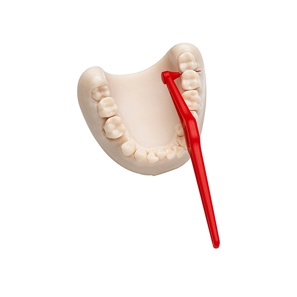 Tepe Angle Handle Interdental Brush 6 Pack 0.5 mm Red