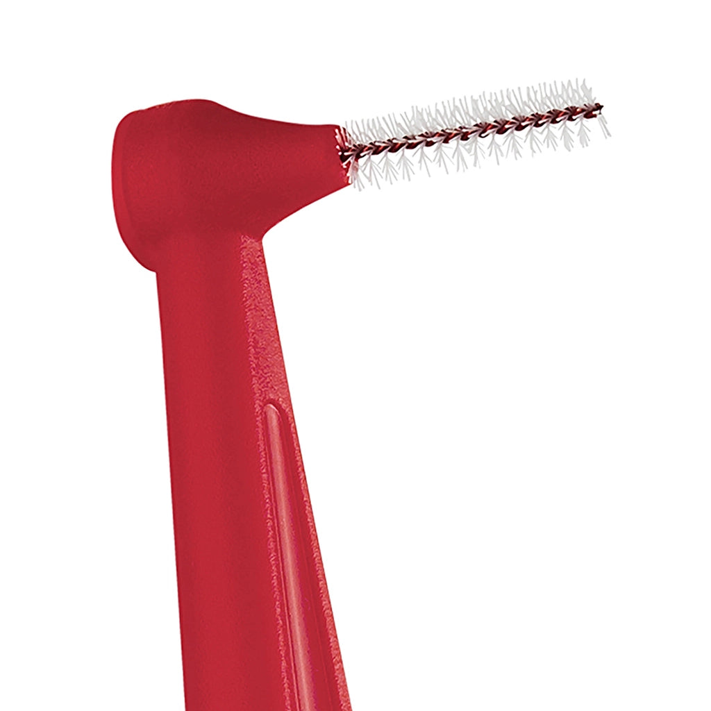 Tepe Angle Handle Interdental Brush 6 Pack 0.5 mm Red