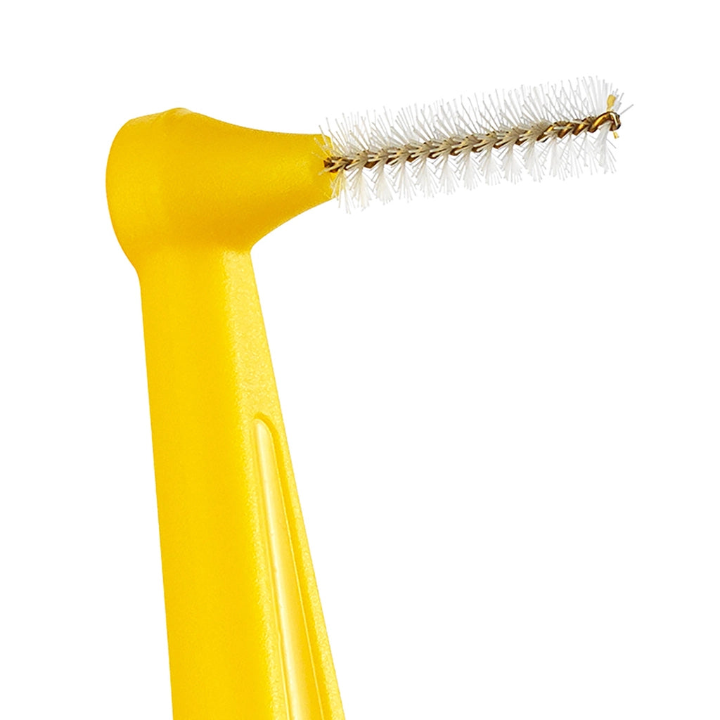 Tepe Angle Handle Interdental Brush 0.7 mm Yellow Pack of 6