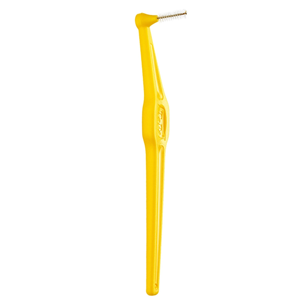Tepe Angle Handle Interdental Brush 0.7 mm Yellow Pack of 6