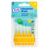 Tepe Blister Interface Brush 0.7 mm Yellow Pack of 6